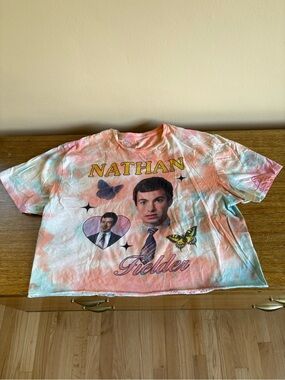 Nathan Fielder Tie-Dye Graphic Tee - Pastel